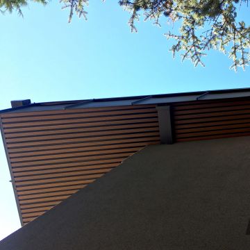 Composite Slatted Cladding Board DUO Teak/Black – 2,9 m