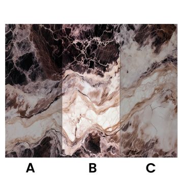 Wall Panel XXL Emperador Black Glossy 120 x 280 cm 3 mm (B)