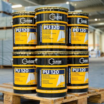 1-Component Polyurethane Waterproofing Membrane CLEVER PU120 – 25 kg