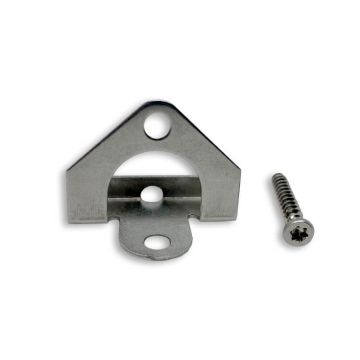 Klips montażowy L-11 startowo-końcowy ze stali nierdzewnej + wkręt - 1 szt. Klips montażowy L-11 startowo-końcowy ze stali nierdzewnej + wkręt - 1 szt.