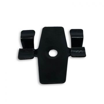 Stainless Steel Mounting Clip L-8 for Premium Boards + Screw - 50 pcs. (Black)