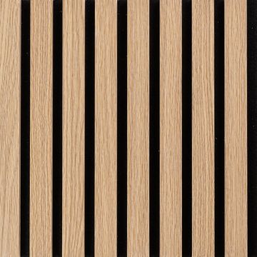 Acoustic Interior Slatted Wall Panels on Felt Sonoma Oak 2 x 32 cm &ndash; 2,7 m