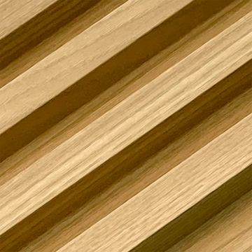 Decorative Wall Slats Light Oak 2,4 x 16,8 cm – 2,7 m
