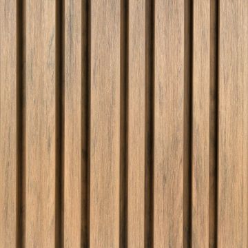 Premium Asymmetrical Composite Slatted Cladding Board Winchester Oak – 2,9 m