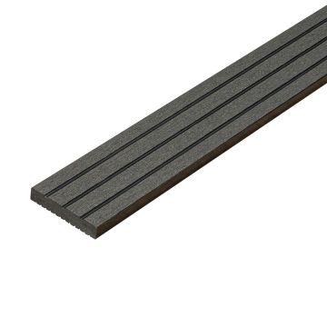 Skirting Trim WPC Timber Graphite 50x10 mm - 2,4 m