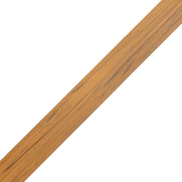 WPC Corner Trim for Slatted Cladding Premium Natural Oak  / Black 36,5 mm – 2.9 m