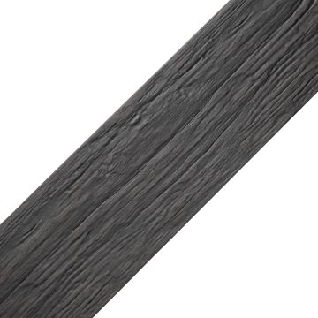 WPC Flat Skirting Trim Solid XL Gray 140x10 mm – 3 m