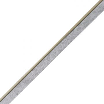 Starter Slatted Trim Glitter Gray 2,4 x 2,4 cm – 2,7 m