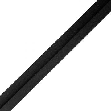 Finishing Slatted Trim Glitter Black 2,4 x 4,3 cm – 2,7 m