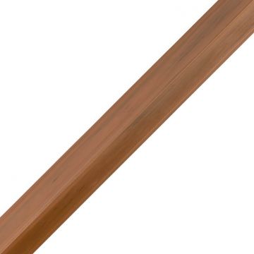 Starter-Finishing Slatted F-Type Trim WPC Premium Amber 36,5 x 49,5 mm – 2,9 m
