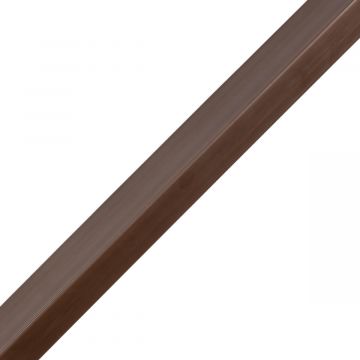 Starter-Finishing Slatted F-Type Trim WPC Premium Walnut 36,5 x 49,5 mm – 2,9 m