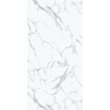Wall Panel SPC Calacatta White Marble Glossy 60 x 120 cm 4 mm