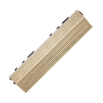 Premium Composite Decking Tile Side Ecru