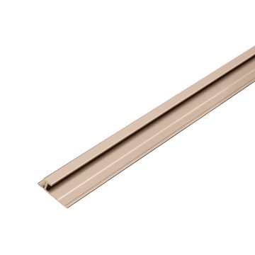 Aluminum H-Joint Trim 3.5 mm for Wall Panels Copper Matt – 2,9 m