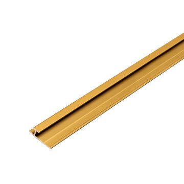Aluminum H-Joint Trim 3.5 mm for Wall Panels Gold Matt – 2,9 m