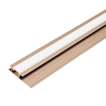 Aluminum LED H-Joint Trim 4.5 mm for Wall Panels Copper Matt – 2,9 m