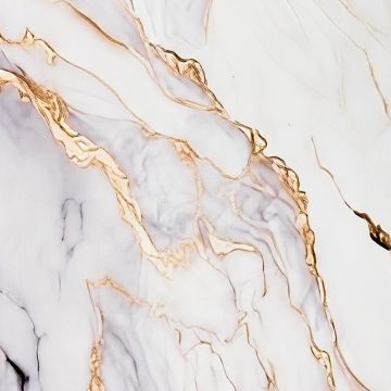 Wall Panel XXL Arabescato Gold Glossy 120 x 280 cm 3 mm (A)