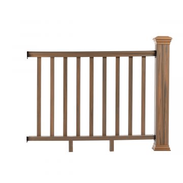 Balustrada kompozytowa Teak 140 x 113 cm (1 słupek)