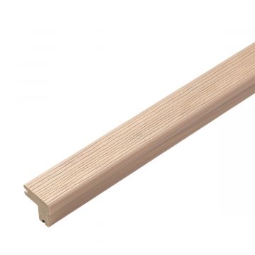 Deska kompozytowa zakończeniowa schodowa Premium Ecru – dł. 2,8 m