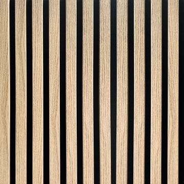 Lamele ścienne akustyczne na filcu Dąb Jasny 2,1 x 30,5 cm – dł. 2,7 m