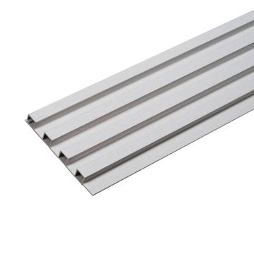 SPC Wall Slats High Profile Light Tweed Matt 1.7 x 14.9 cm – 2.8 m