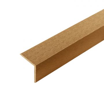 Listwa Kompozytowa Kątowa 3D Classic Jasny Brąz 50x50 mm – dł. 2,4 m