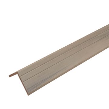 Corner Trim Solid ASA Grey 60x40 mm – 3 m