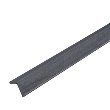 WPC Corner Trim SOLID XL Gray 50 x 50 mm – 3 m