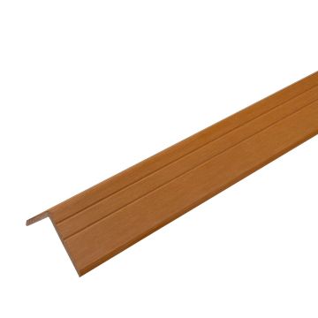 Corner Trim Solid ASA Teak 60x40 mm – 3 m