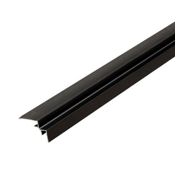 Internal Corner Aluminium Profile 3.5 mm for Wall Panels Black Matt – 2,9 m