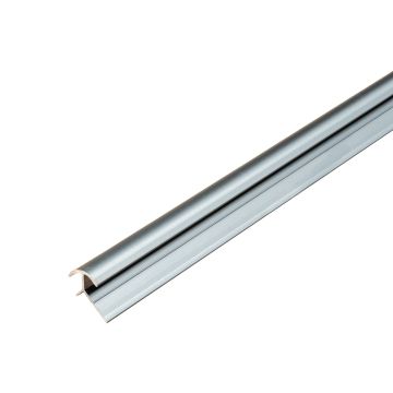External Corner Aluminium Profile 4,5 mm for Wall Panels Dark Gray Matt – 2,9 m
