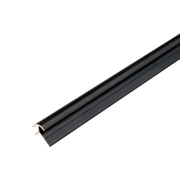 External Corner Aluminium Profile 3.5 mm for Wall Panels Black Matt – 2,9 m