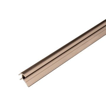 External Corner Aluminium Profile 3.5 mm for Wall Panels Copper Matt – 2,9 m