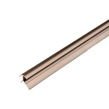 External Corner Aluminium Profile 4,5 mm for Wall Panels Copper Matt – 2,9 m