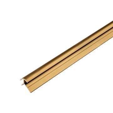 External Corner Aluminium Profile 4,5 mm for Wall Panels Gold Matt – 2,9 m