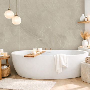 Wall Panel SPC Monreale Beige Stone Matt 120 x 280 cm 4 mm
