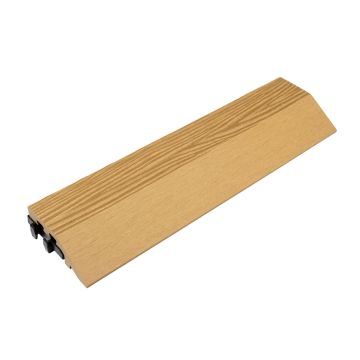 3D Composite Side Decking Tile Honey Teak
