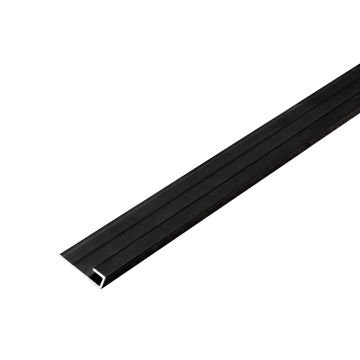 Aluminium Edge Trim Profile 3.5 mm for Wall Panels Black Matt – 2.9 m