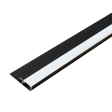 Aluminium LED Edge Trim Profile 4.5 mm for Wall Panel SPC Black Matt – 2.9 m