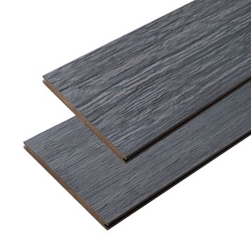 Solid XL Composite Decking Board Gray – 4 m