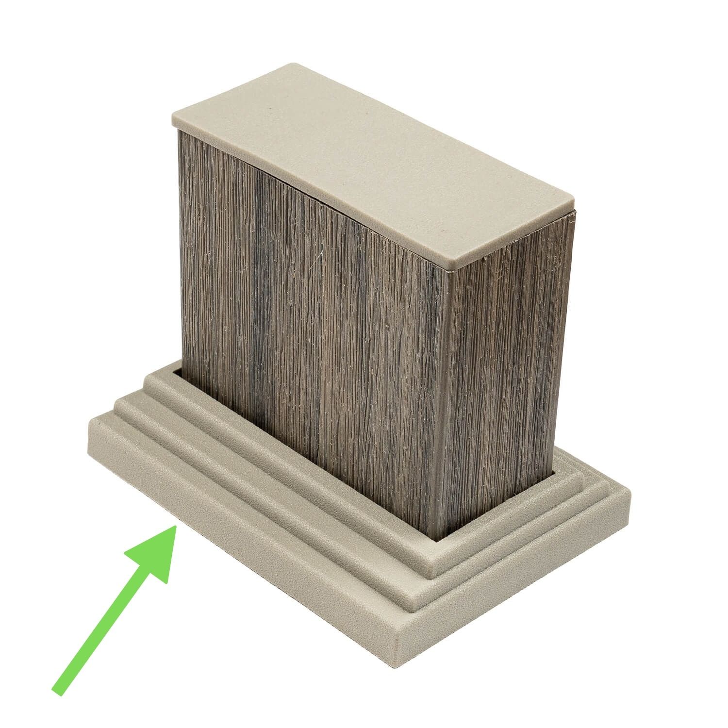 Premium Antique Fixing Element for Decorative Profiles 9 x 4 cm Premium Antique Fixing Element for Decorative Profiles 9 x 4 cm
