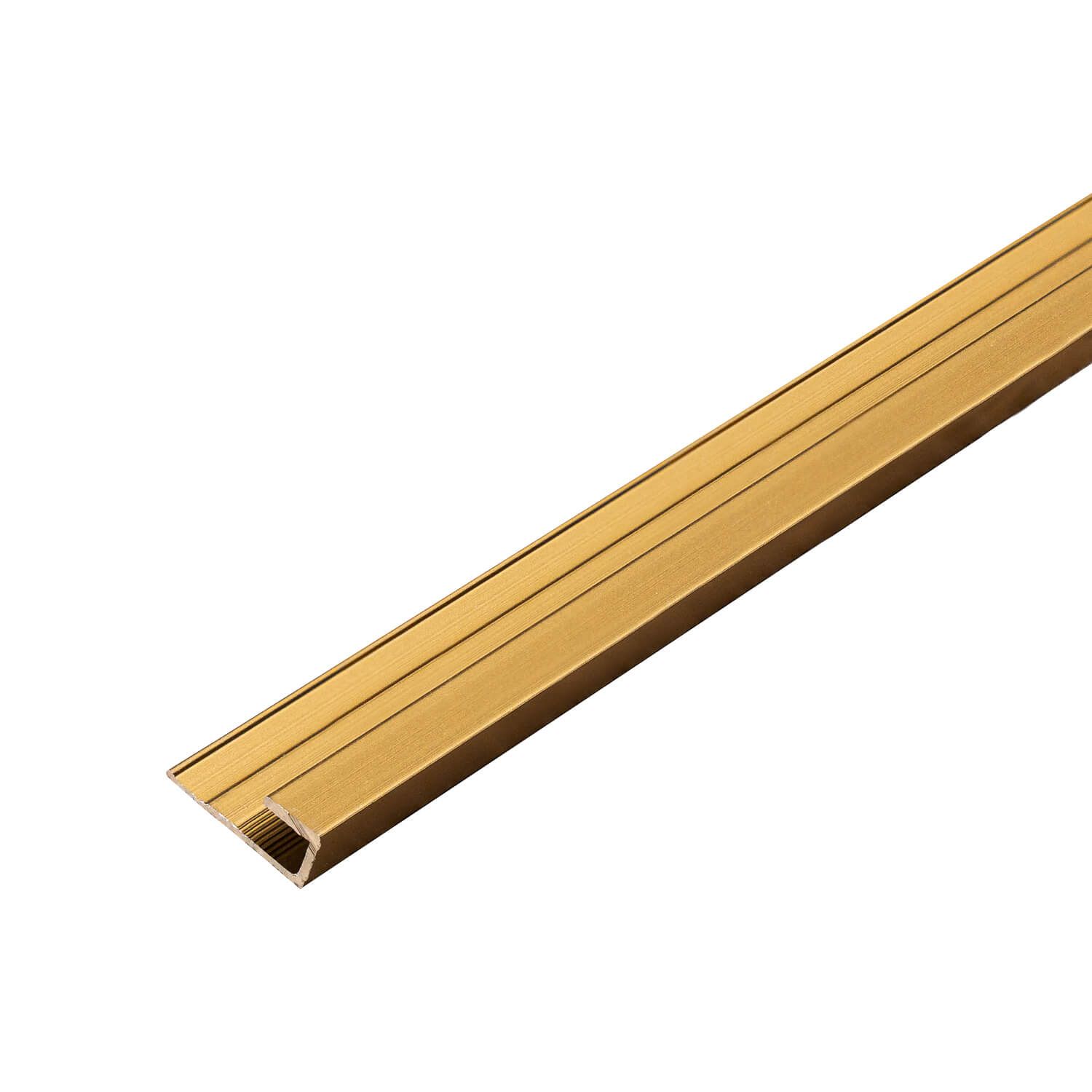 Aluminium Edge Trim Profile 4.5 mm for Wall Panels Gold Matt – 2.9 m Aluminium Edge Trim Profile 4.5 mm for Wall Panels Gold Matt – 2.9 m