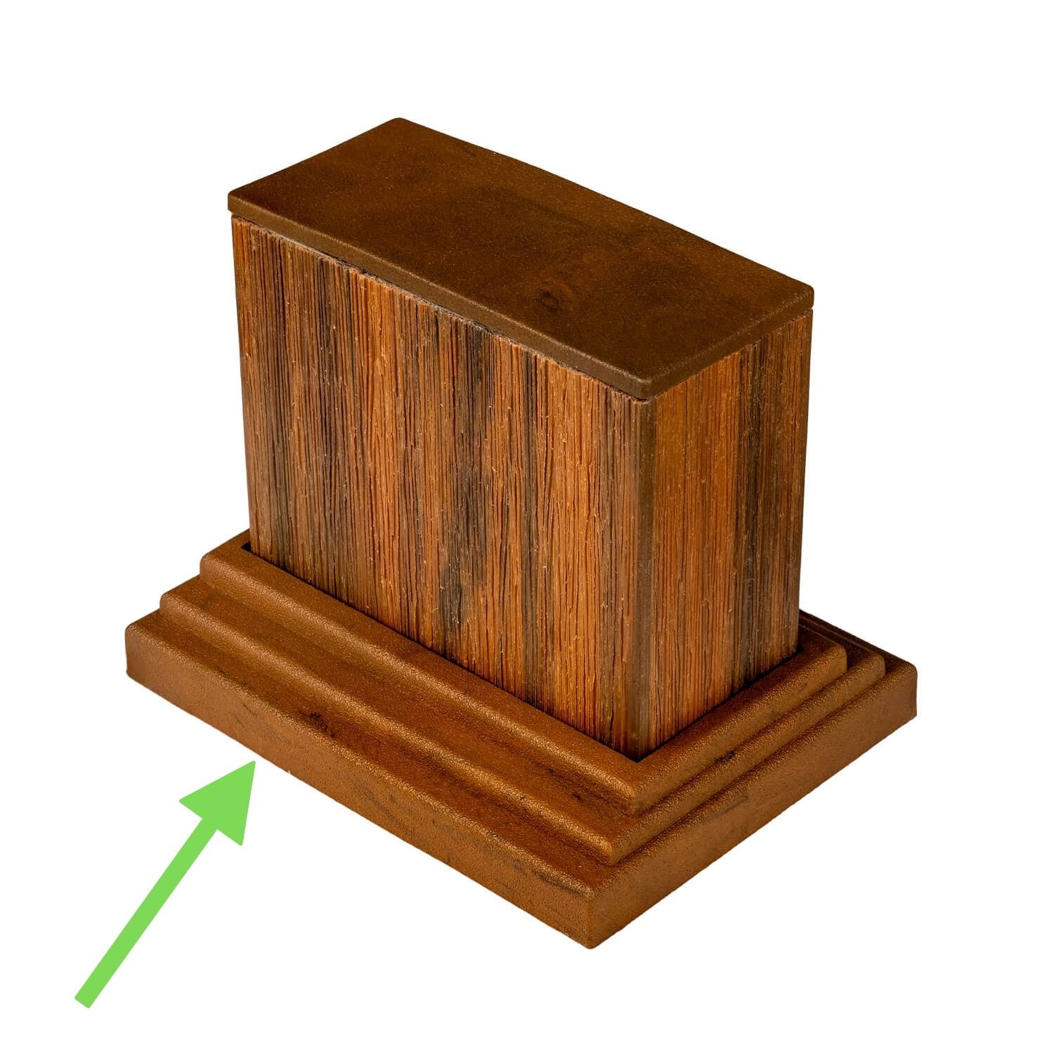 Premium Teak Fixing Element for Decorative Profiles 9 x 4 cm Premium Teak Fixing Element for Decorative Profiles 9 x 4 cm