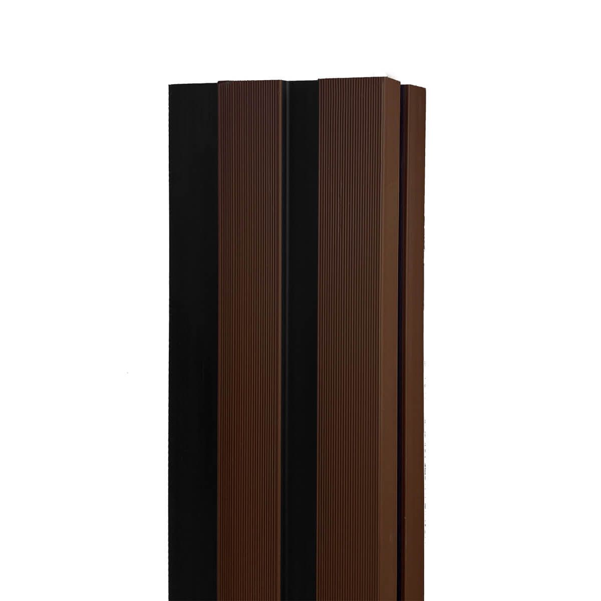Deska Kompozytowa Narożna Lamelowa DUO Redwood/Czarny - dł. 2,9 m