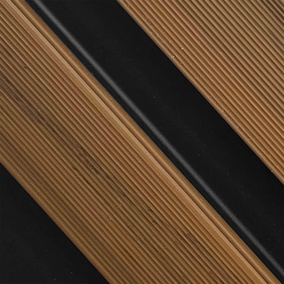 Deska Kompozytowa Narożna Lamelowa DUO Teak/Czarny - dł. 2,9 m