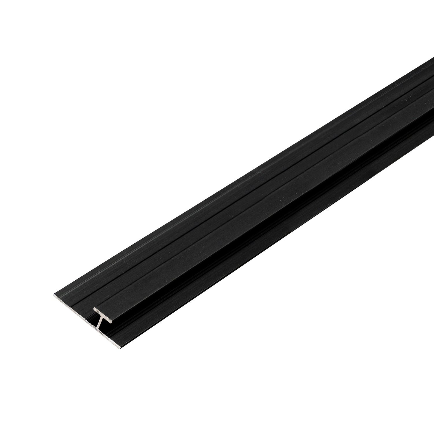 Aluminum H-Joint Trim 4.5 mm for Wall Panels Black Matt – 2,9 m