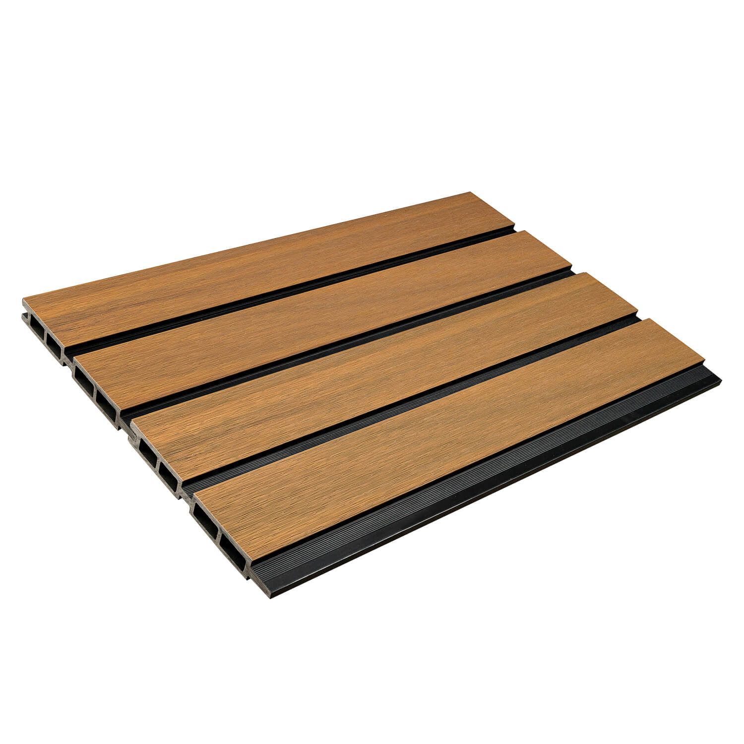 Slatted Fence Board DOU Premium Amber / Black - 1,8 m