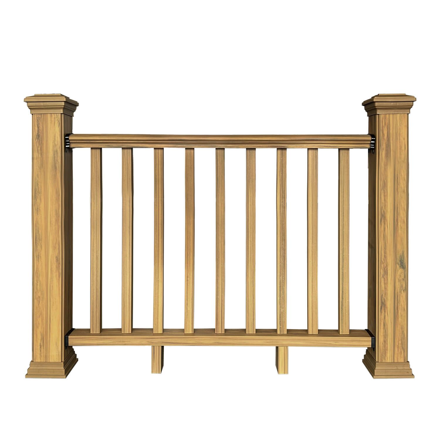 Balustrada kompozytowa Dąb Winchester 157 x 113 cm (2 słupki)