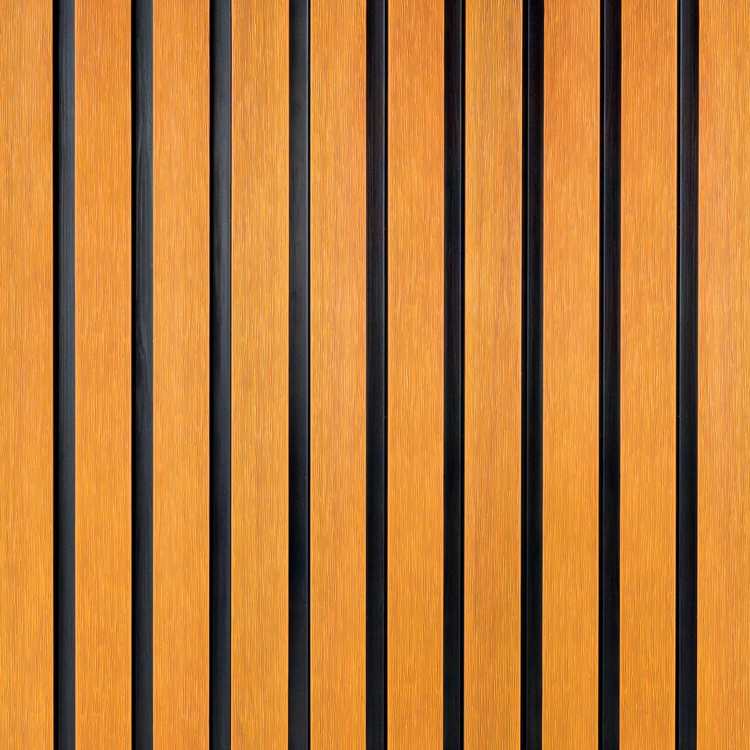 Premium Composite Slatted Cladding Board Amber Oak / Black – 2,9 m Premium Composite Slatted Cladding Board Amber Oak / Black – 2,9 m