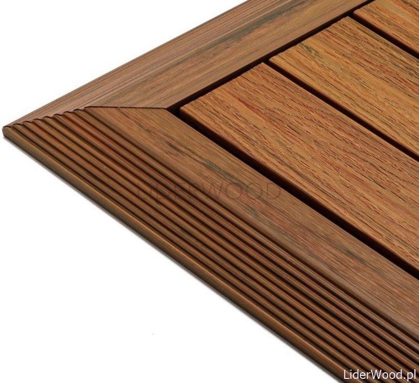 Podest Tarasowy Kompozytowy Premium Narożny Lewy Amber